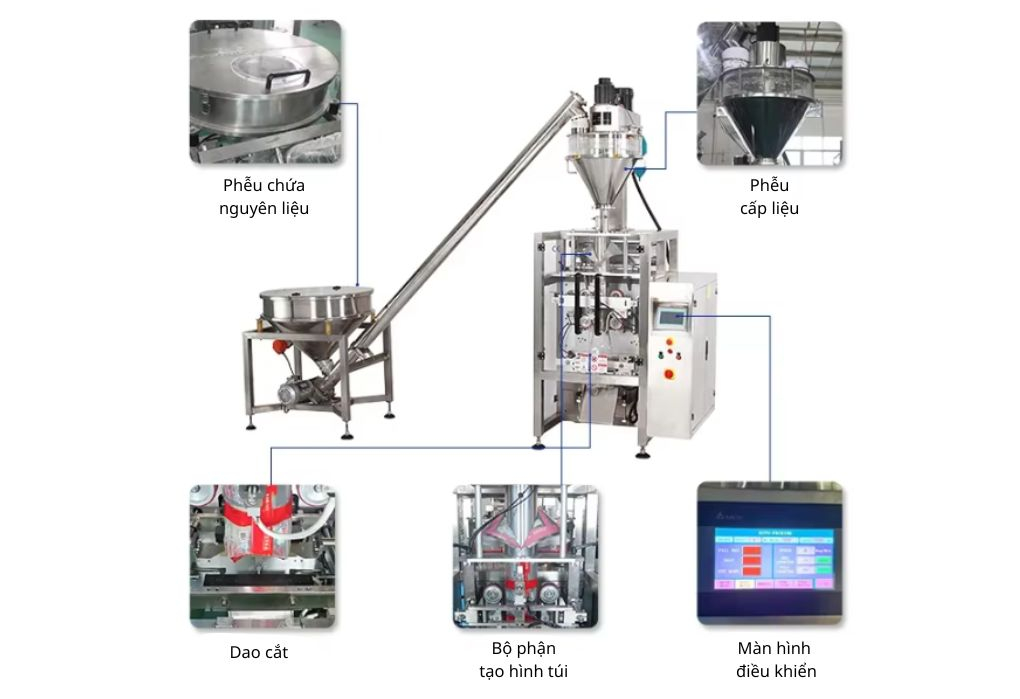 Tổng quan máy đóng gói bột Cacao