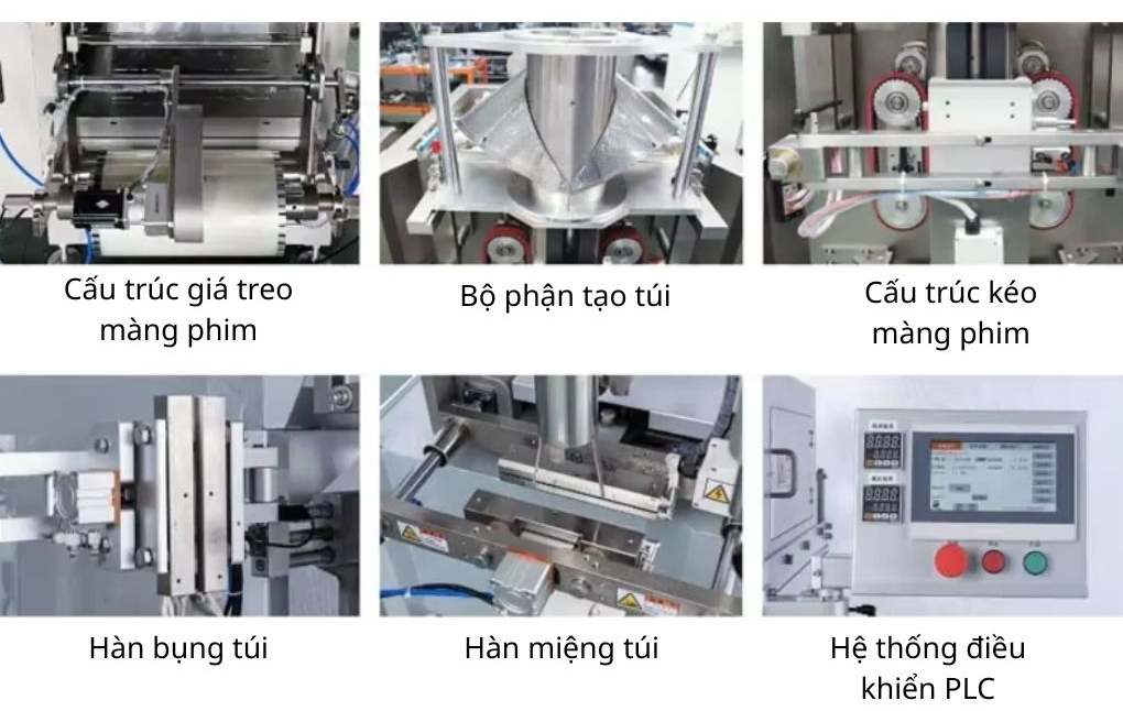 Chi tiết máy đóng gói bột gia vị