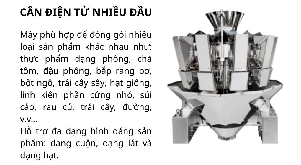 Cân định lượng điện tử của máy đóng gói