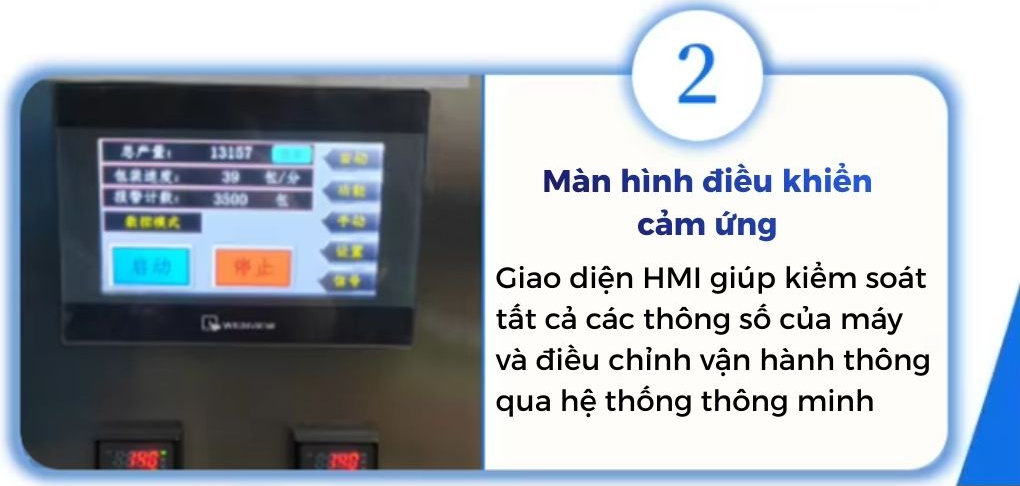 Chi tiết máy đóng gói dầu gội OP Pack