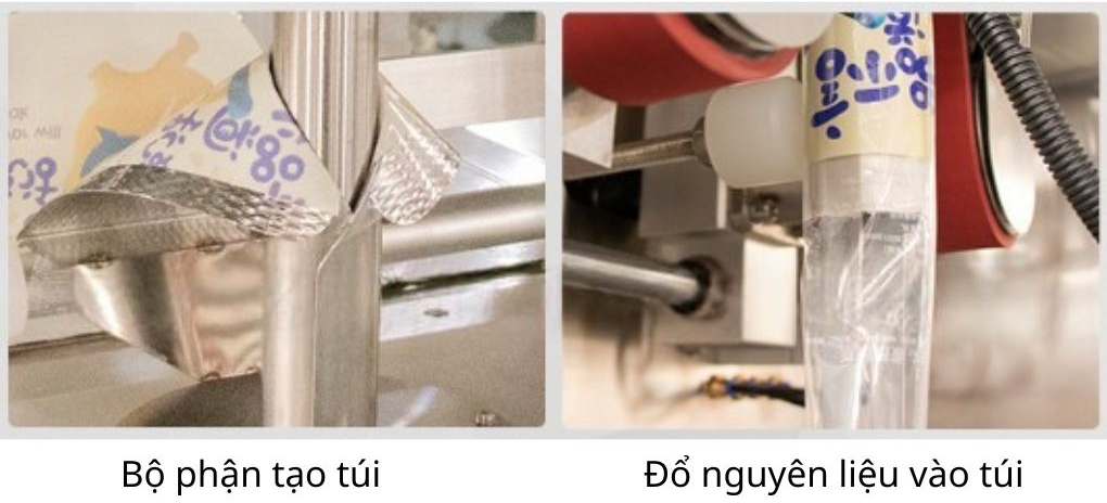 Bộ phận tạo túi và đổ liệu 