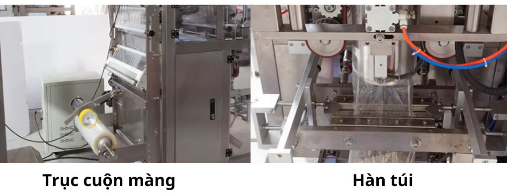 Bộ phận tạo túi và hàn túi