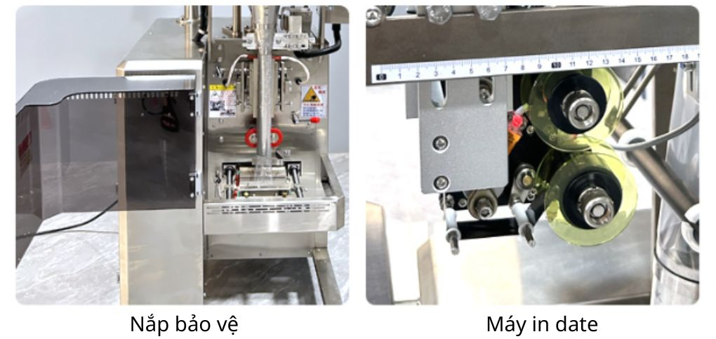 Nắp bảo vệ và thiết bị in hạn sử dụng