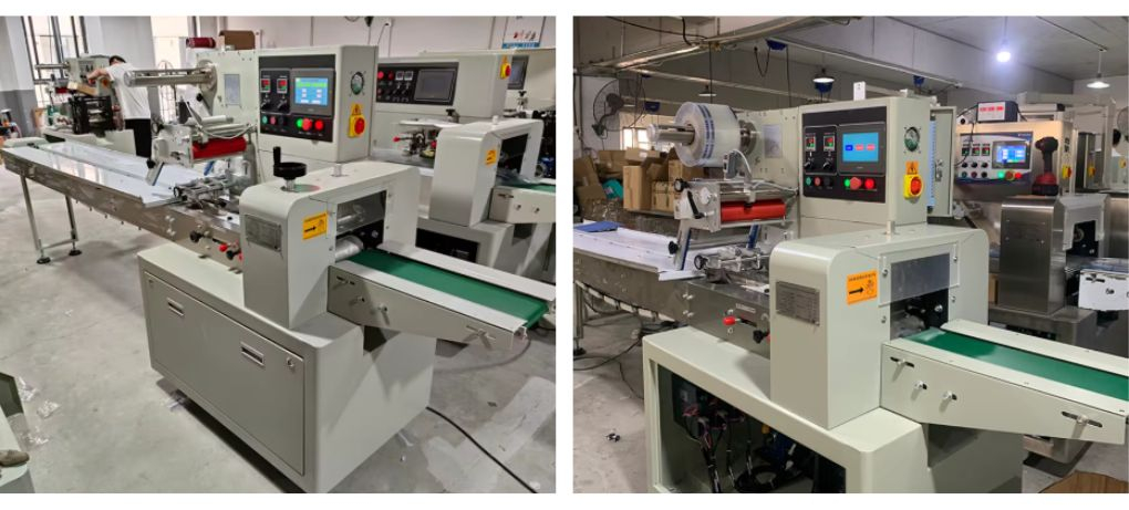 Hình ảnh thực tế máy đóng gói kẹo dẻo