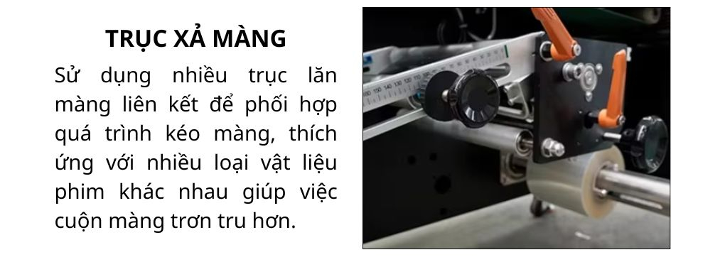 Bộ phận trục xả màng