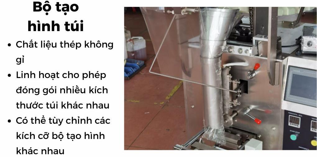 Bộ tạo hình túi máy đóng gói nước ép