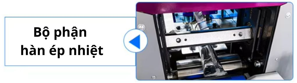 Bộ phận hàn ét nhiệt miệng túi