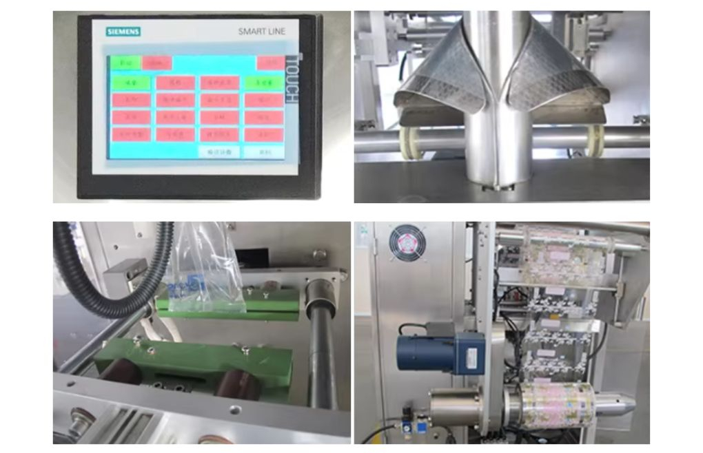 Chi tiết các bộ phận máy đóng gói trân châu 3Q