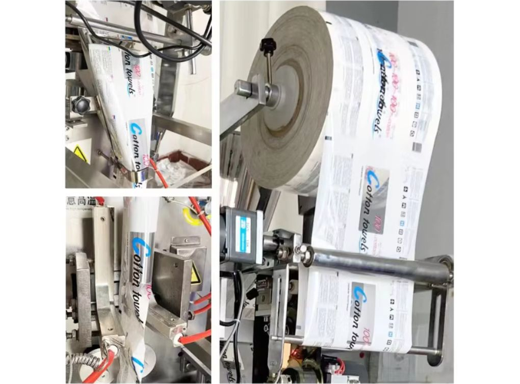 Trục xả màng máy đóng gói túi liền dây