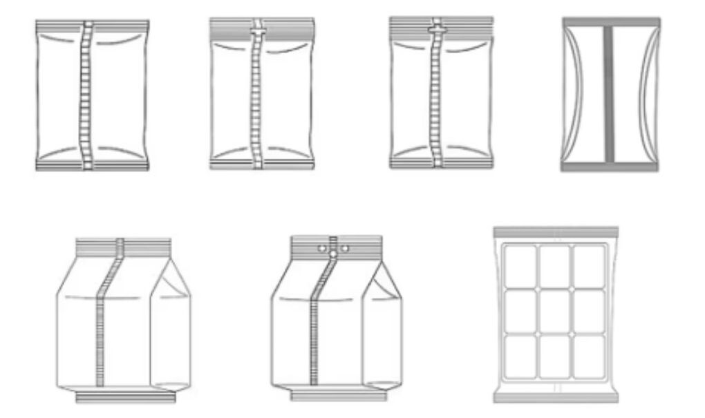 Kiểu túi phù hợp với máy đóng gói cốm gạo