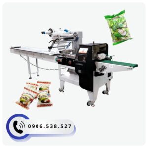 Máy đóng gói kẹo dừa OP Pack