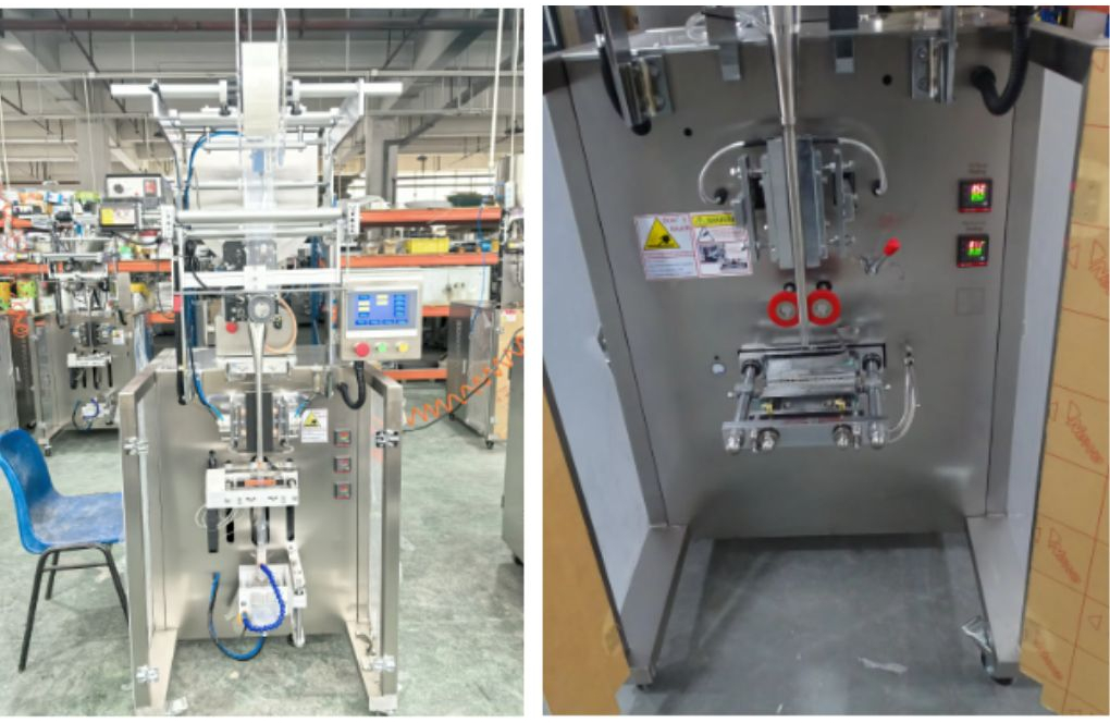 Máy đóng gói thạch giấy ngoài thực tế