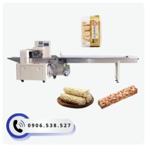 Máy đóng gói thanh cốm gạo OP Pack