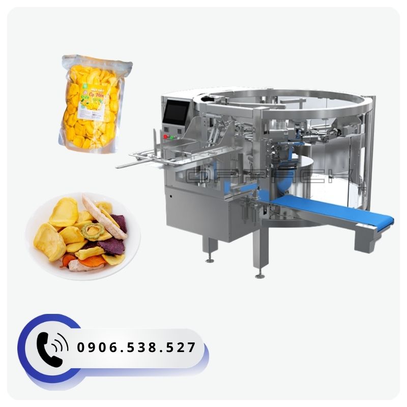Máy đóng gói trái cây sấy OP Pack