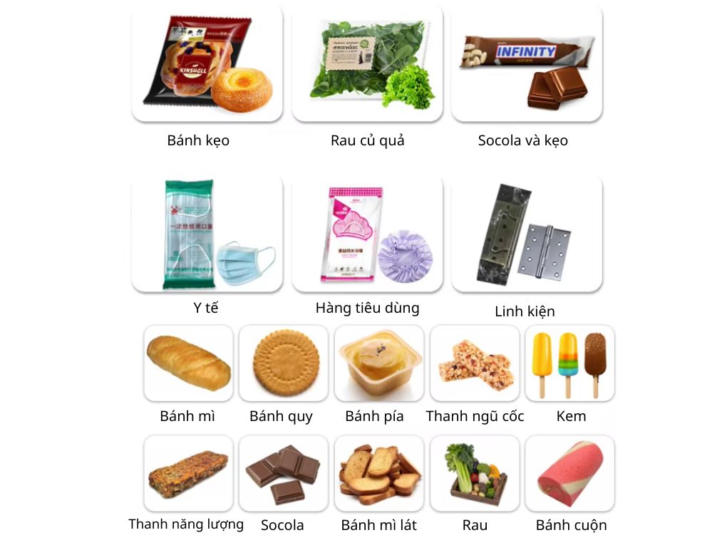 Phạm vi ứng dụng máy đóng gói bánh hoa mai OP Pack