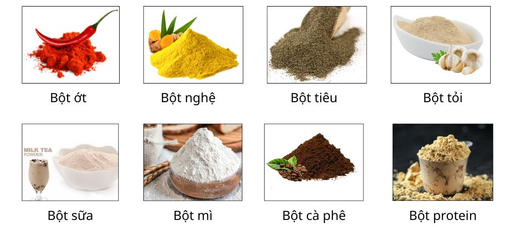 Phạm vi ứng dụng máy đóng gói bột gia vị