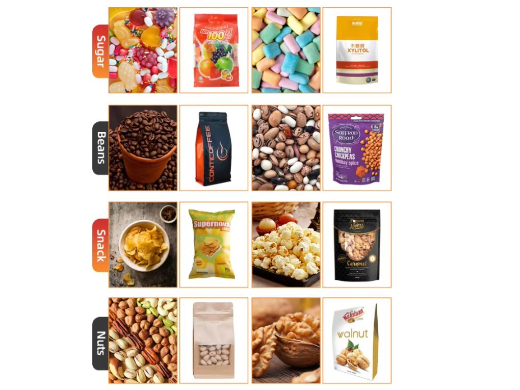 Phạm vi ứng dụng máy đóng gói trái cây sấy