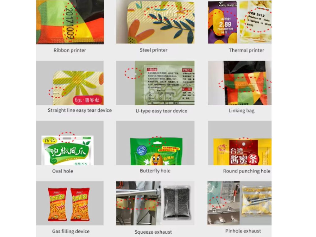 Các kiểu đóng gói tương thích với máy