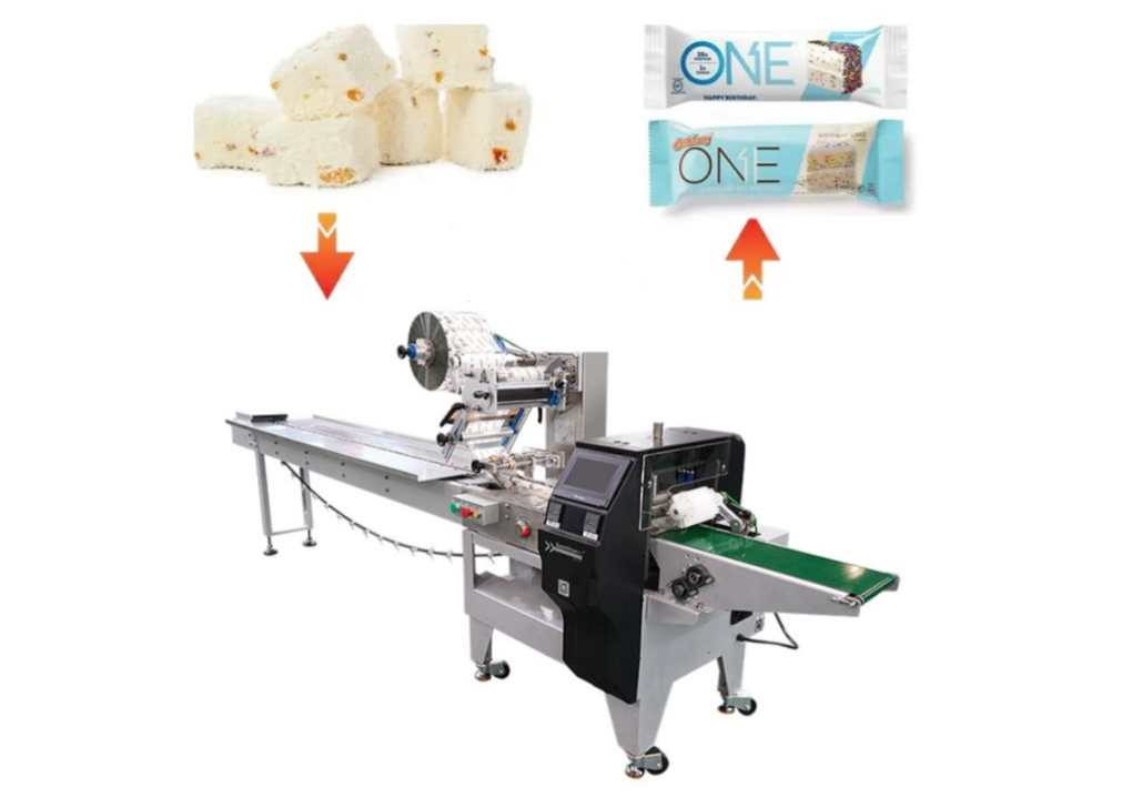 Tổng quan máy đóng gói kẹo Nougat