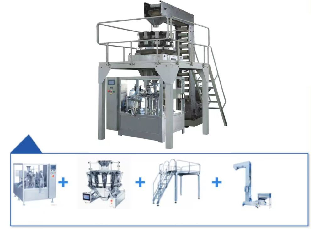 Tổng quan các bộ phận của máy đóng gói túi zipper