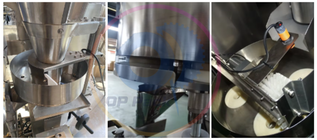 Bộ phận định lượng dạng cốc đong máy đóng gói trà túi lọc