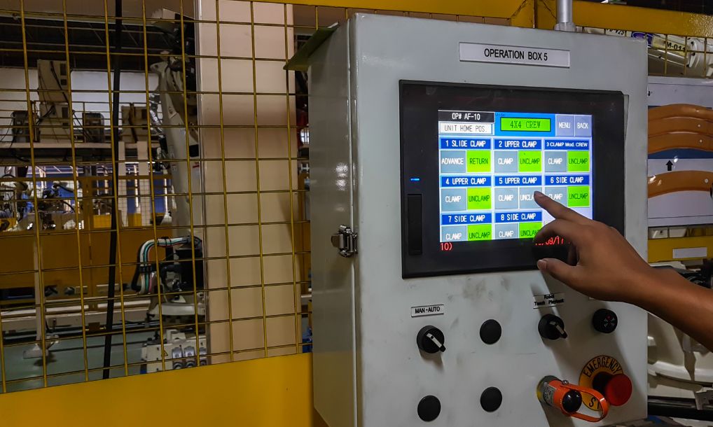 hệ thống điều khiển máy đóng gói tự động