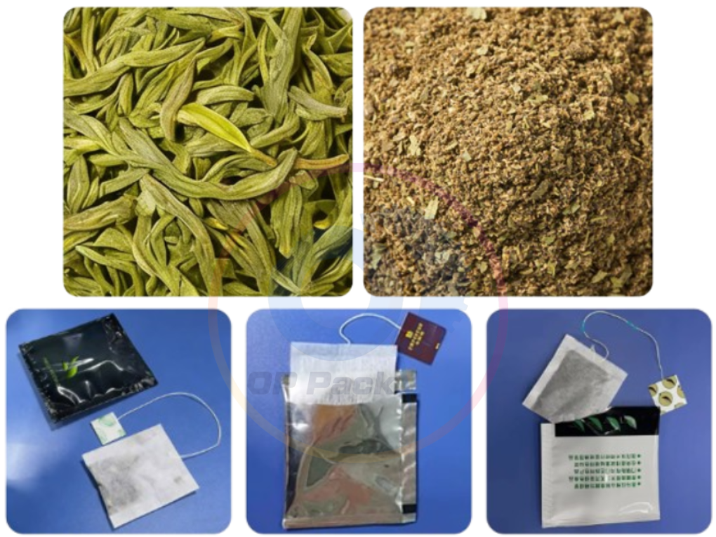 Mẫu túi thành phẩm máy đóng gói trà túi lọc