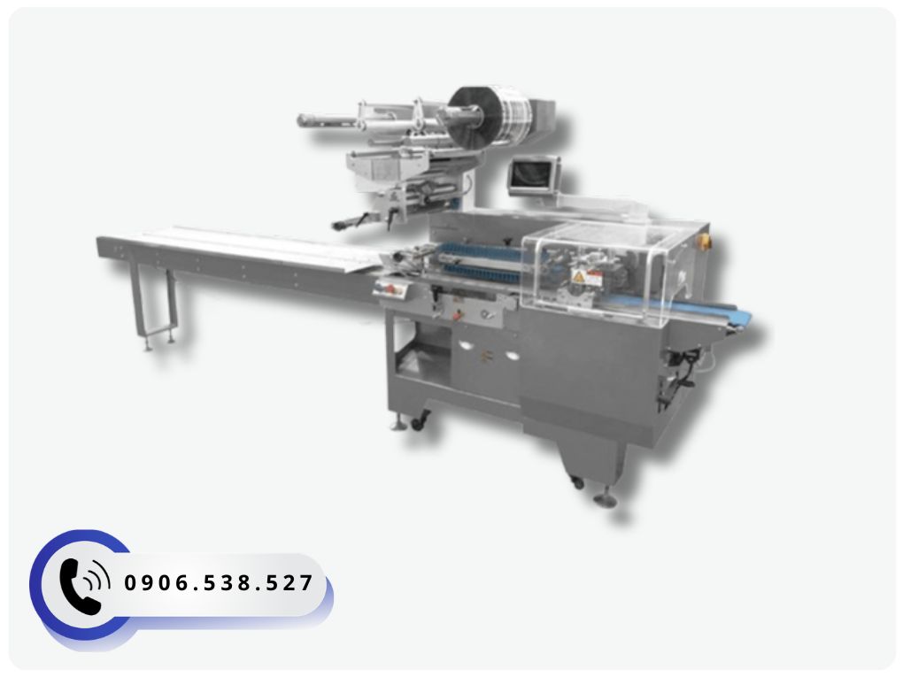 Máy đóng gói trong dây chuyền đóng gói bánh trung thu