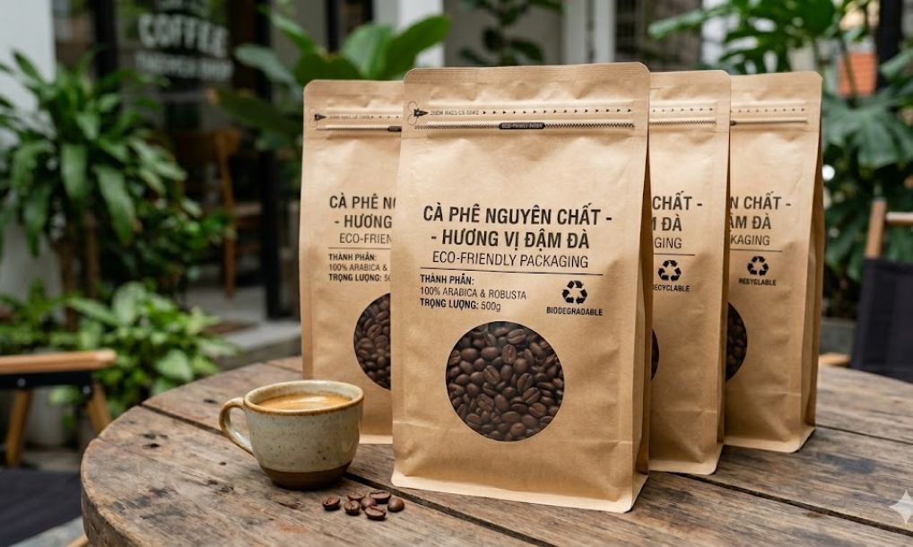 Bao bì túi cà phê thân thiện môi trường