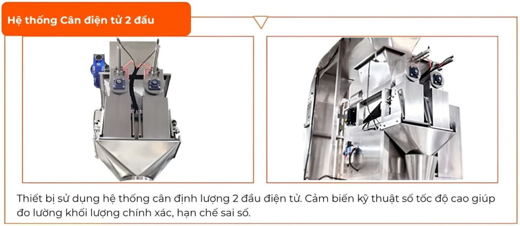 Định lượng 2 đầu cân điện tử chính xác cao