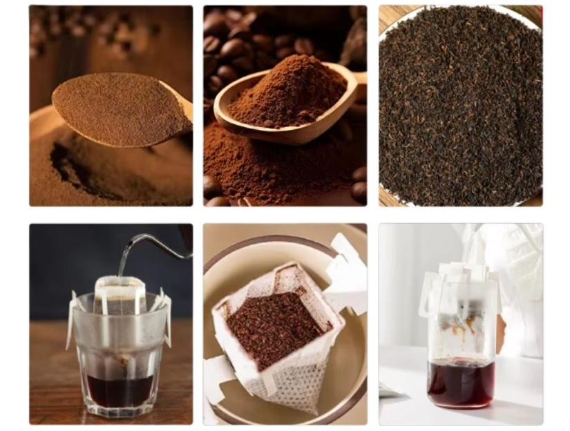 Đóng gói cà phê túi lọc, trà thảo mộc, trà túi lọc,...