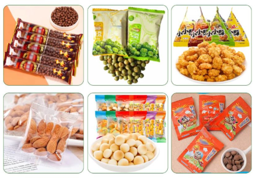 Đóng gói đa dạng các loại hạt, trà, snack