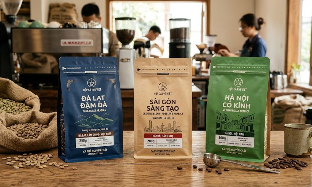 Túi cà phê zipper