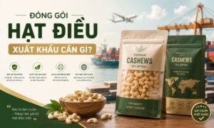 Đóng gói hạt điều xuẩt khẩu cần lưu ý điều gì